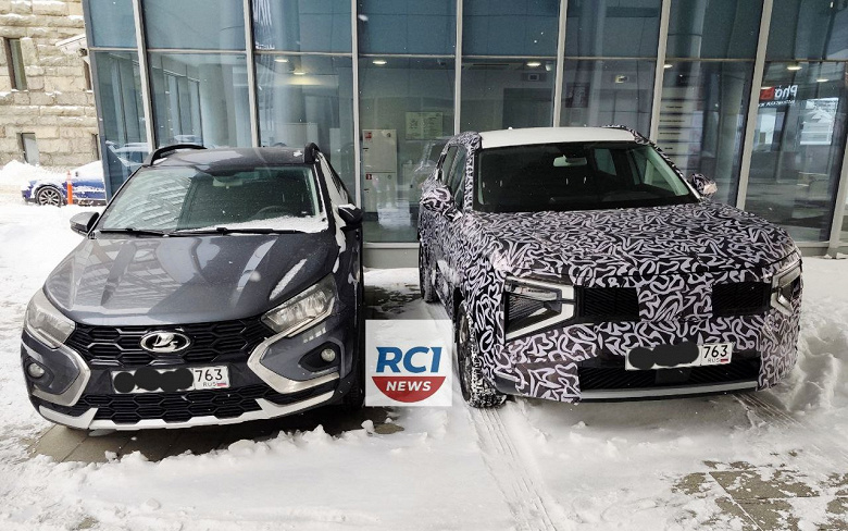 Lada Azimut за считанные месяцы до выхода: базовую версию показали вживую внутри и снаружи